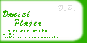 daniel plajer business card